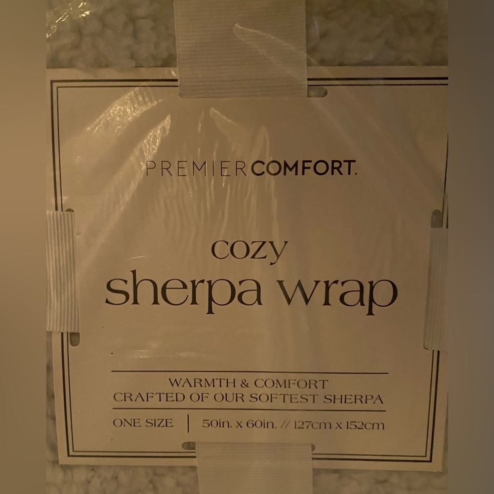 Cozy Sherpa Wrap  50x60